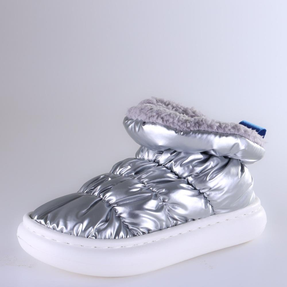 Pantufa Infantil Flowfa Mini Katy Prata Prata 2