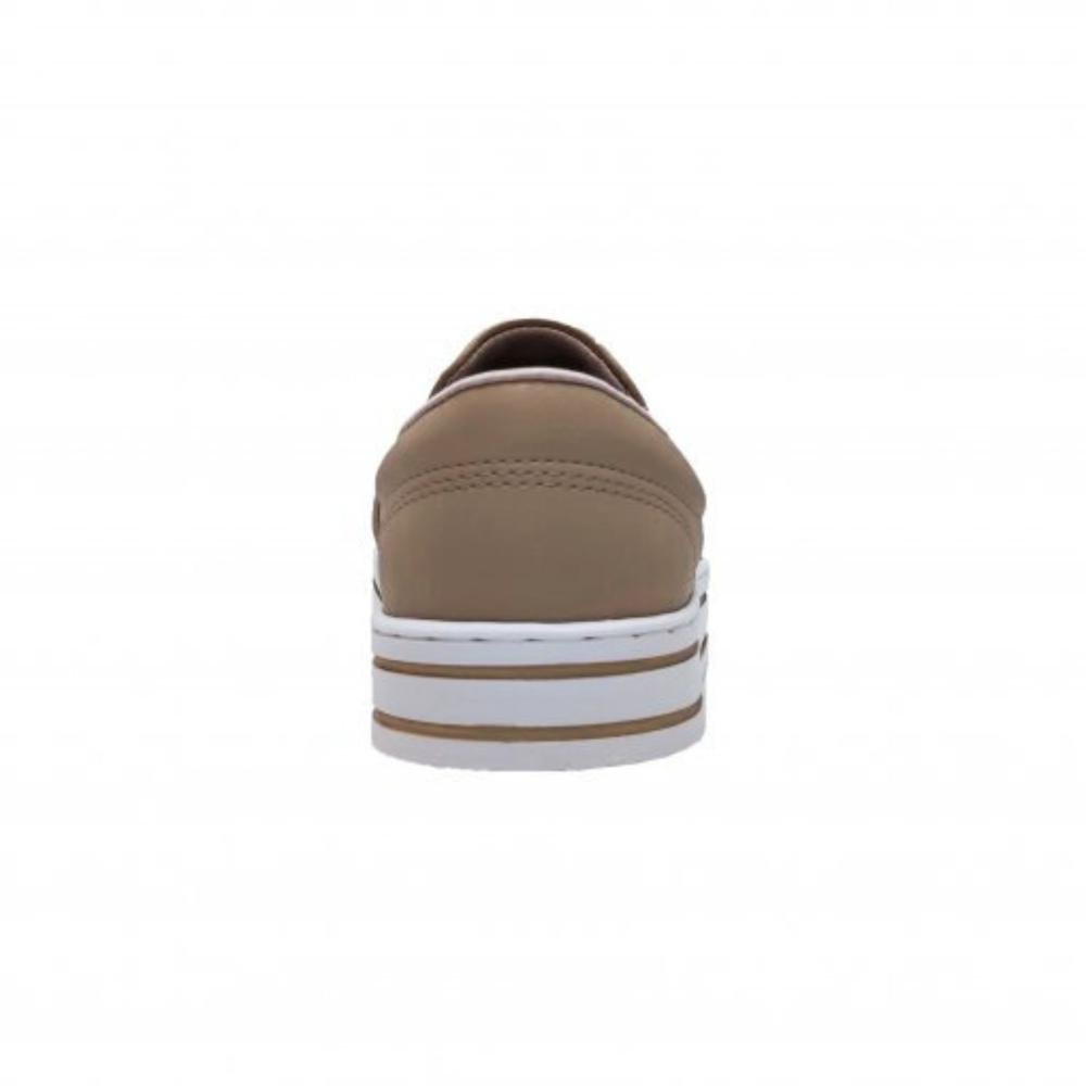 Tênis Via Marte Feminino Slip On 010-024 Creme Bege 5