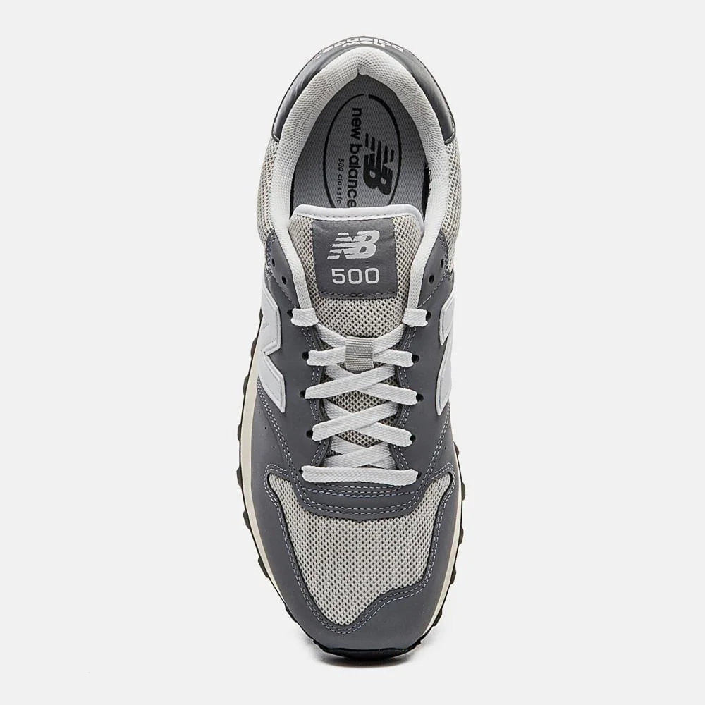 Tênis Masculino New Balance GM500v2 Grafite Branco Cinza 4