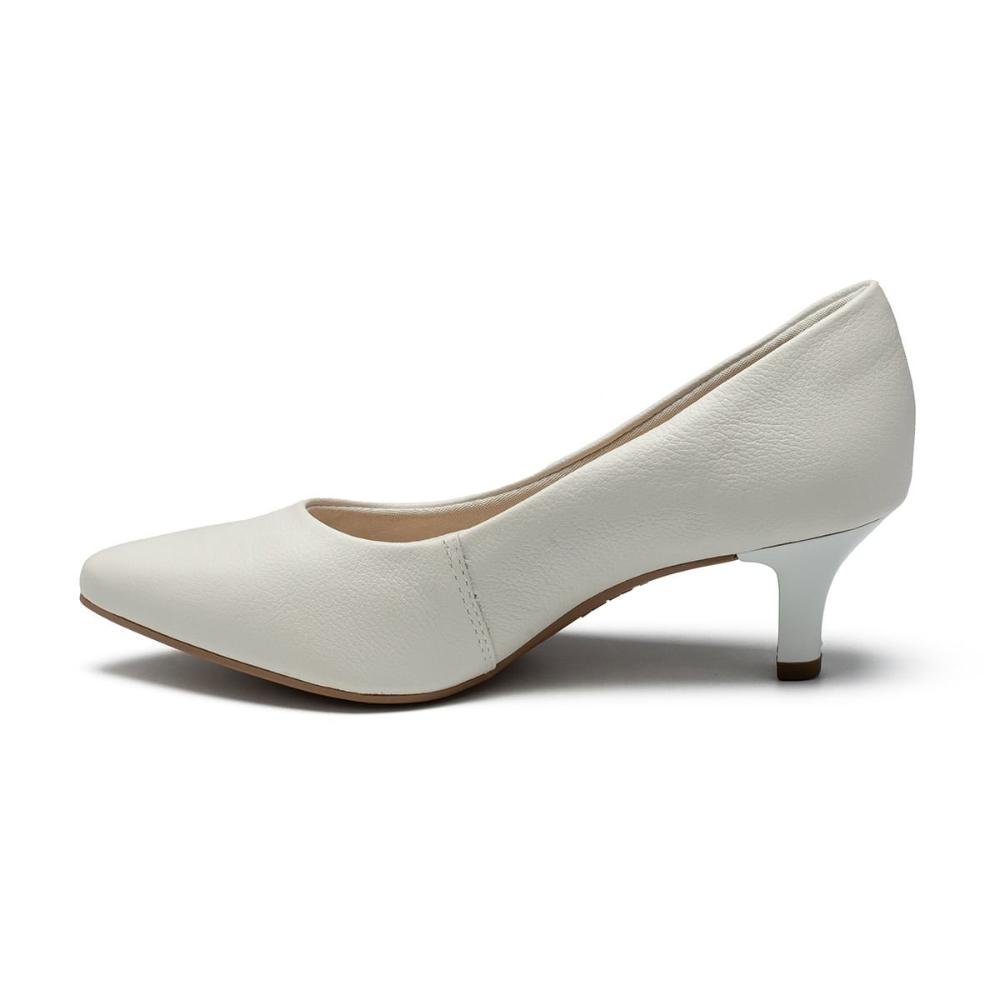 Scarpin Dakota Feminino G9381 Branco Branco 2