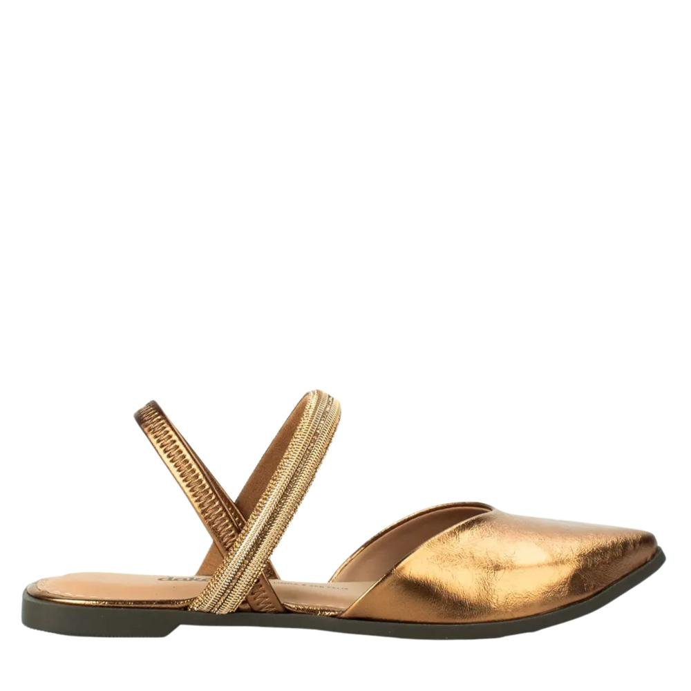 Sapatilha Dakota Feminino D0214 Bronze Dourado 1