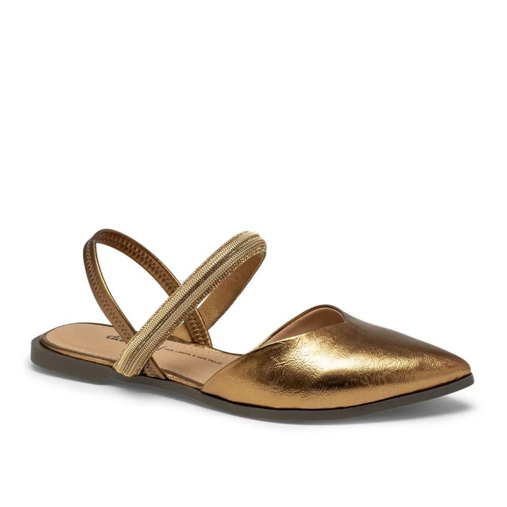 Sapatilha Dakota Feminino D0214 Bronze Dourado 3