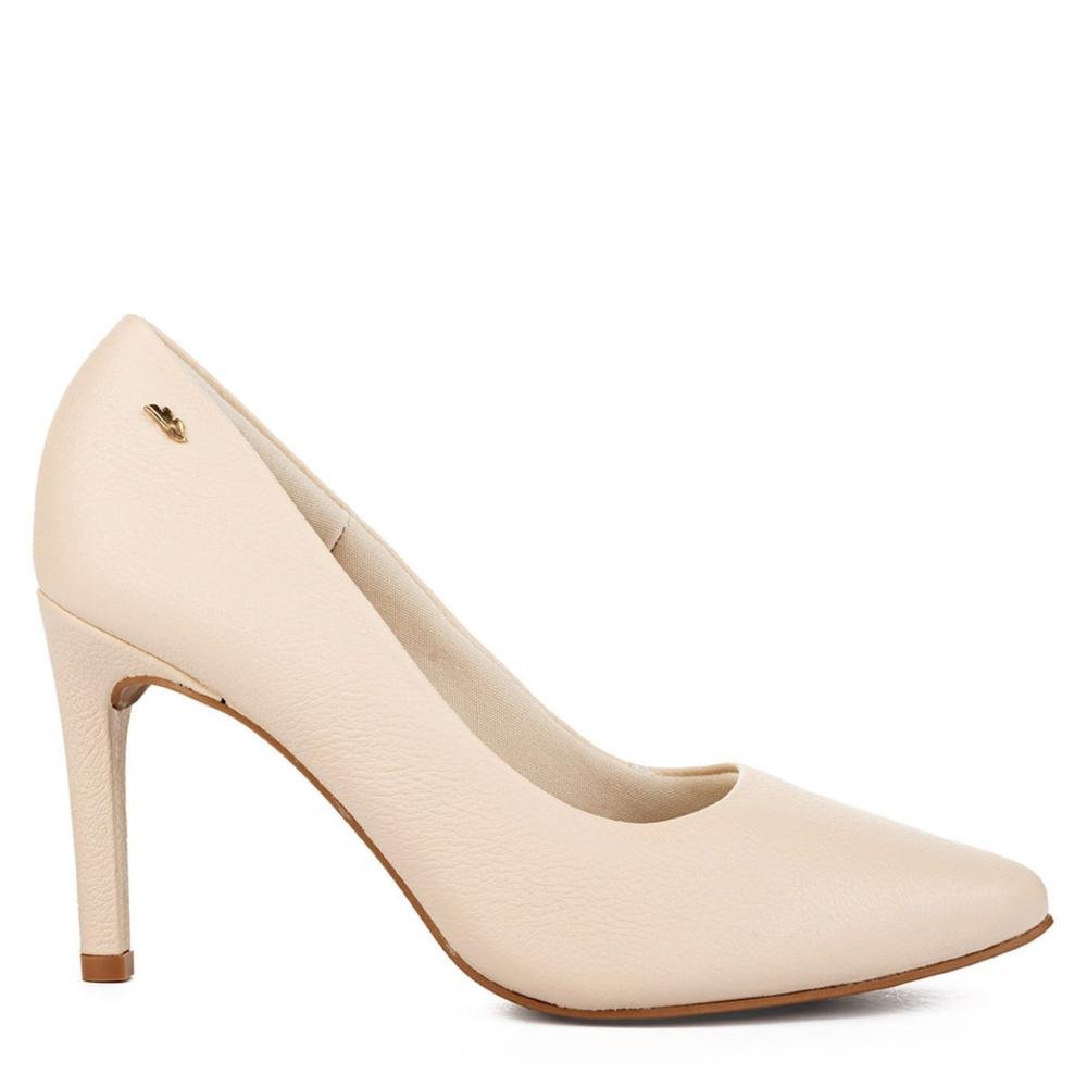 Scarpin Feminino Dakota Salto Alto G5051 Tule Branco 1