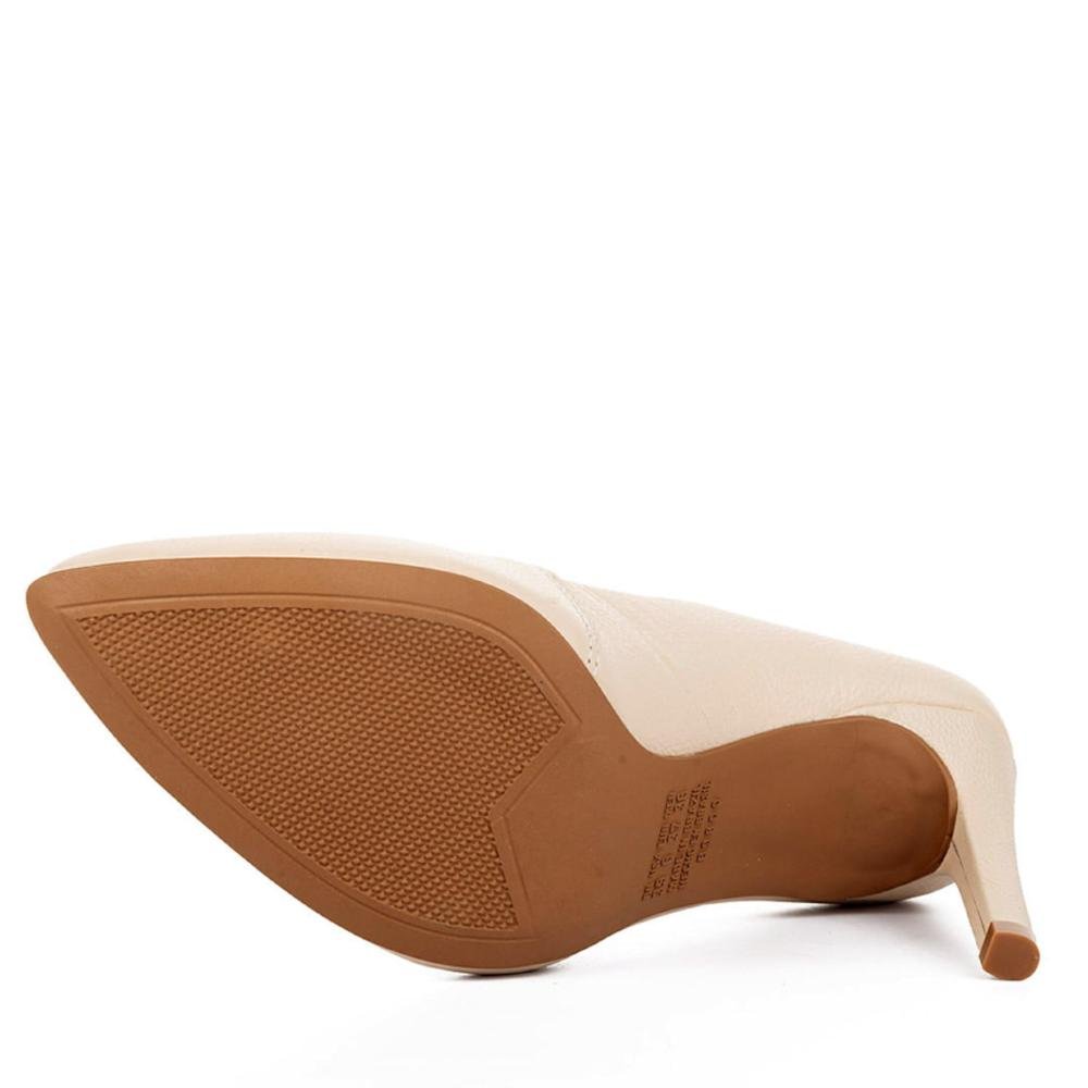 Scarpin Feminino Dakota Salto Alto G5051 Tule Branco 7