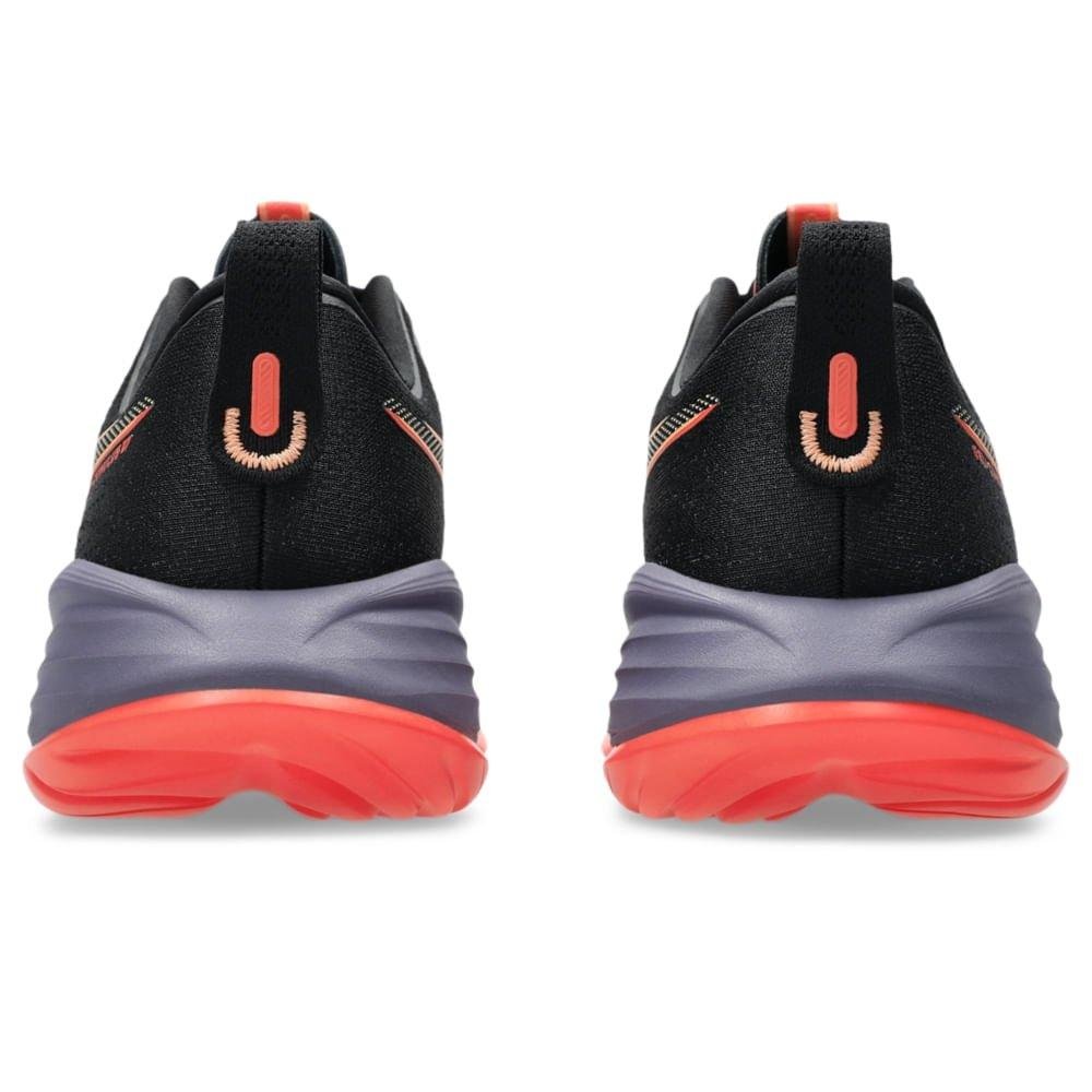 Tênis Asics Masculino Cumulus 27 Preto/Coral Preto/Roxo/Rosa 5