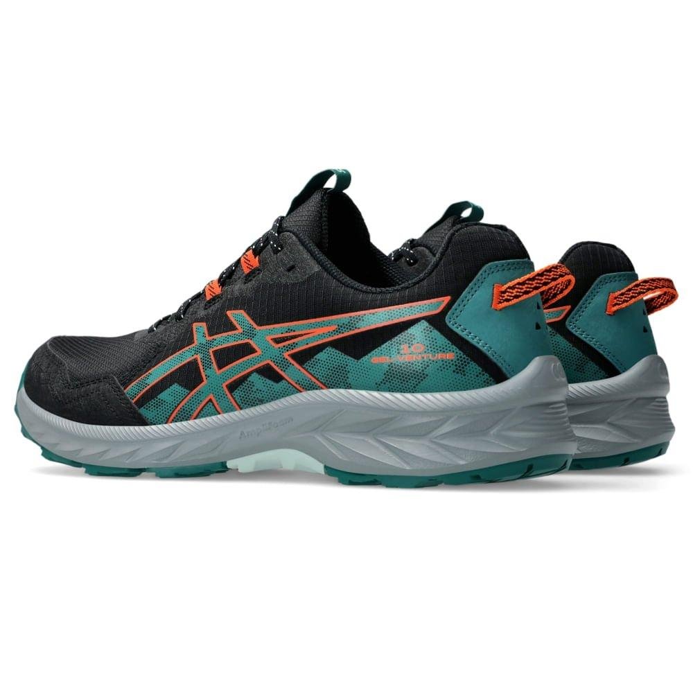 Tênis Asics Masculino Venture 10 Preto/Verde Preto/Verde 3