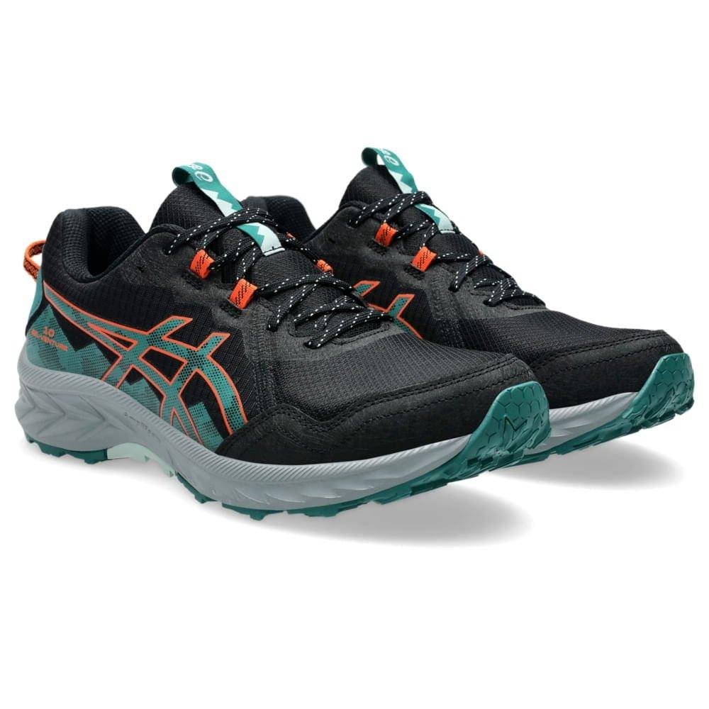 Tênis Asics Masculino Venture 10 Preto/Verde Preto/Verde 4