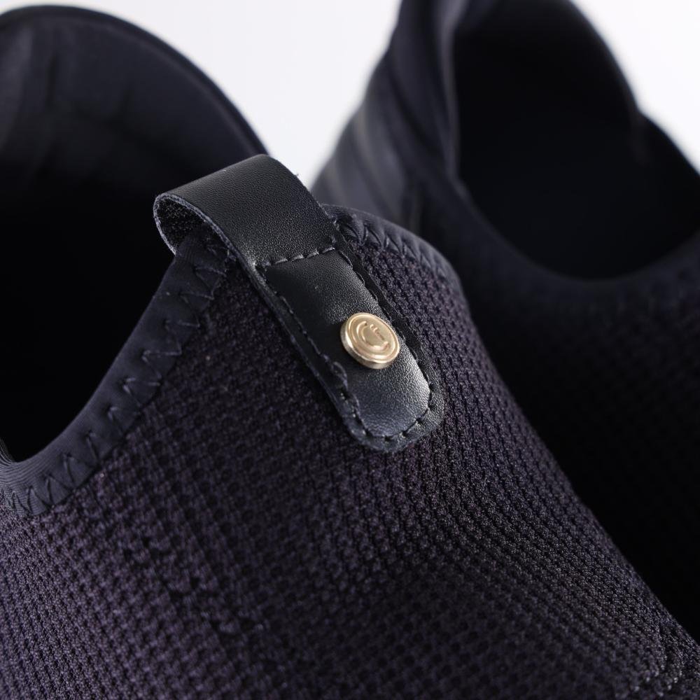 Tênis Slip On Feminino Comfortflex 25-90302 Preto Preto 4