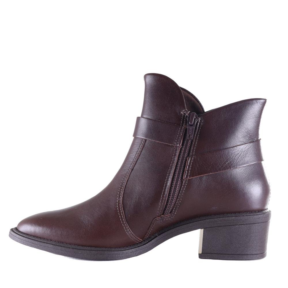 Bota Ramarim Feminina Couro 25-65103 Cafe Marrom 2