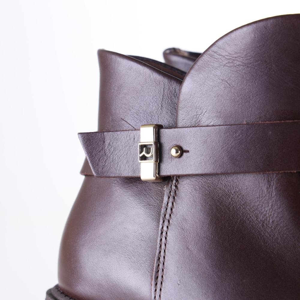 Bota Ramarim Feminina Couro 25-65103 Cafe Marrom 4