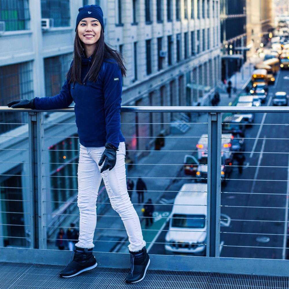 Bota Feminina Neve Fiero 21406 Preto Preto 3