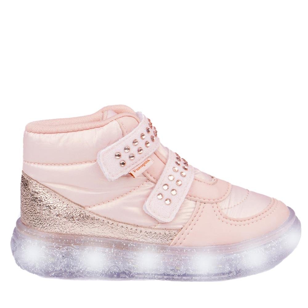 Tênis Infantil Feminino Pampili com LED 483.041.000 Rosa Rosa 3