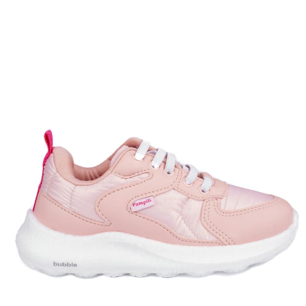 Tênis Infantil Feminino Pampili com Solado Bubble 746.014.000 Rosa