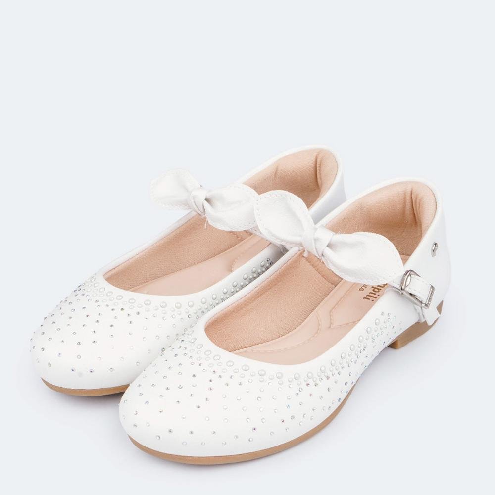 Sapatilha Infantil Pampili Angel com Strass 100.537.000 Branco Branco 6