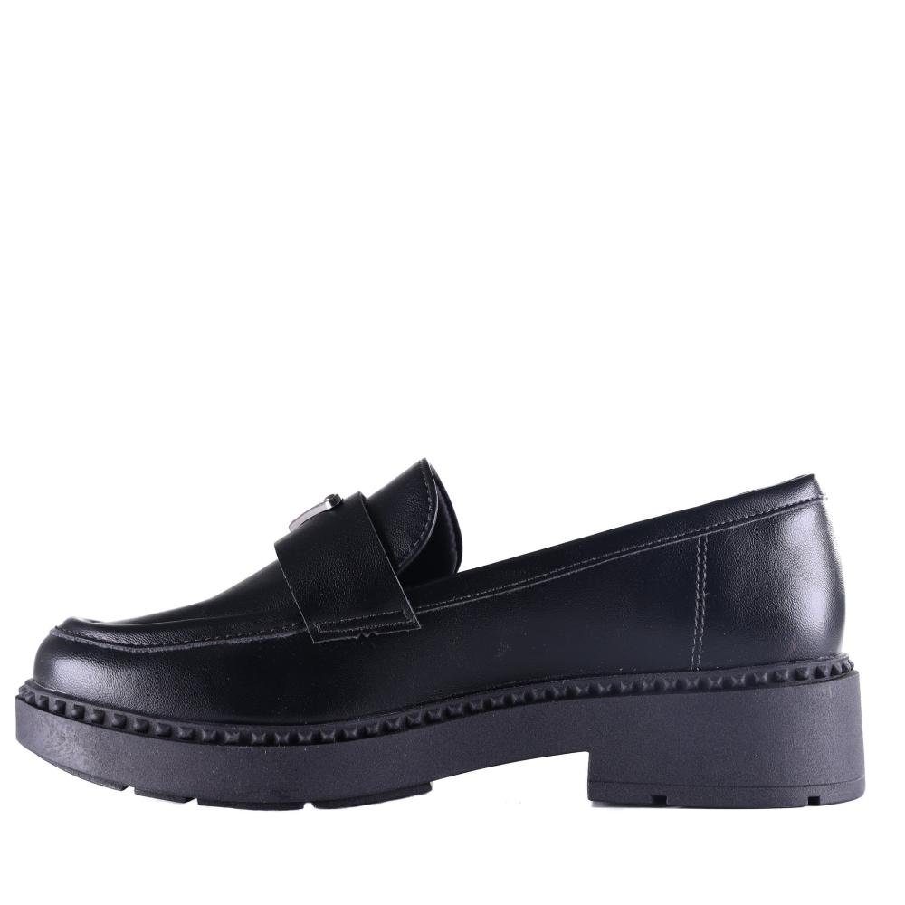 Mocassim Feminino Via Marte 250-002 Preto Preto 2
