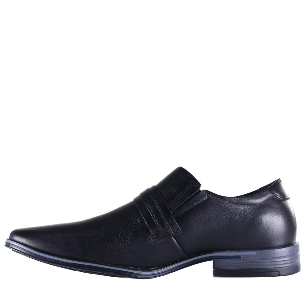 Sapato Social Masculino Ferracini Solado Porto 6208-575 Preto Preto 2