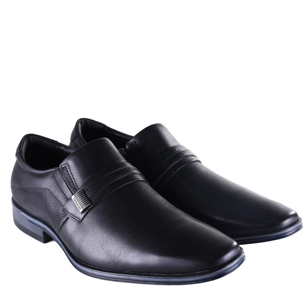 Sapato Social Masculino Ferracini Solado Porto 6208-575 Preto Preto 3