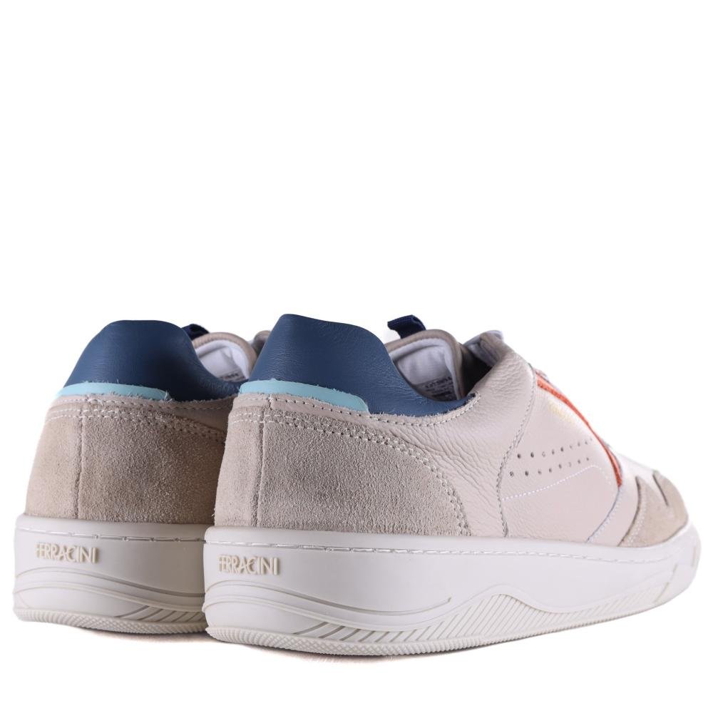 Sapatênis Masculino Ferracini Yankee 7487-683 Cinza/Areia Bege/Azul/Laranja 12