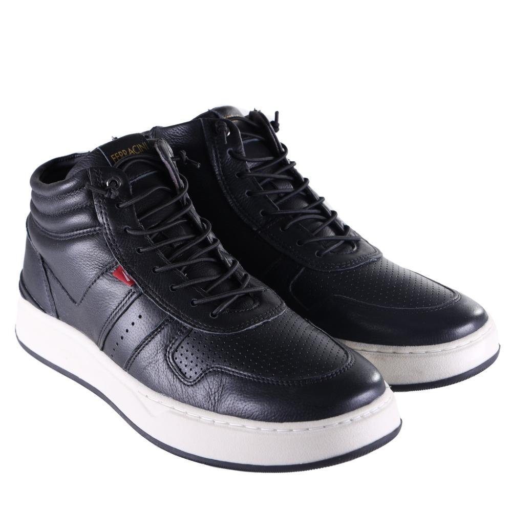 Tênis Masculino Ferracini Dixon Cano Alto 7110-617 Preto Preto 3
