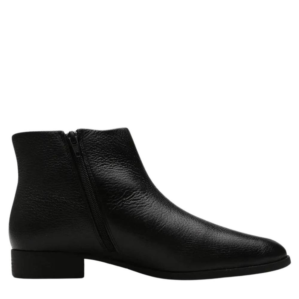 Bota Feminina Couro Capodarte 4016169 Preto