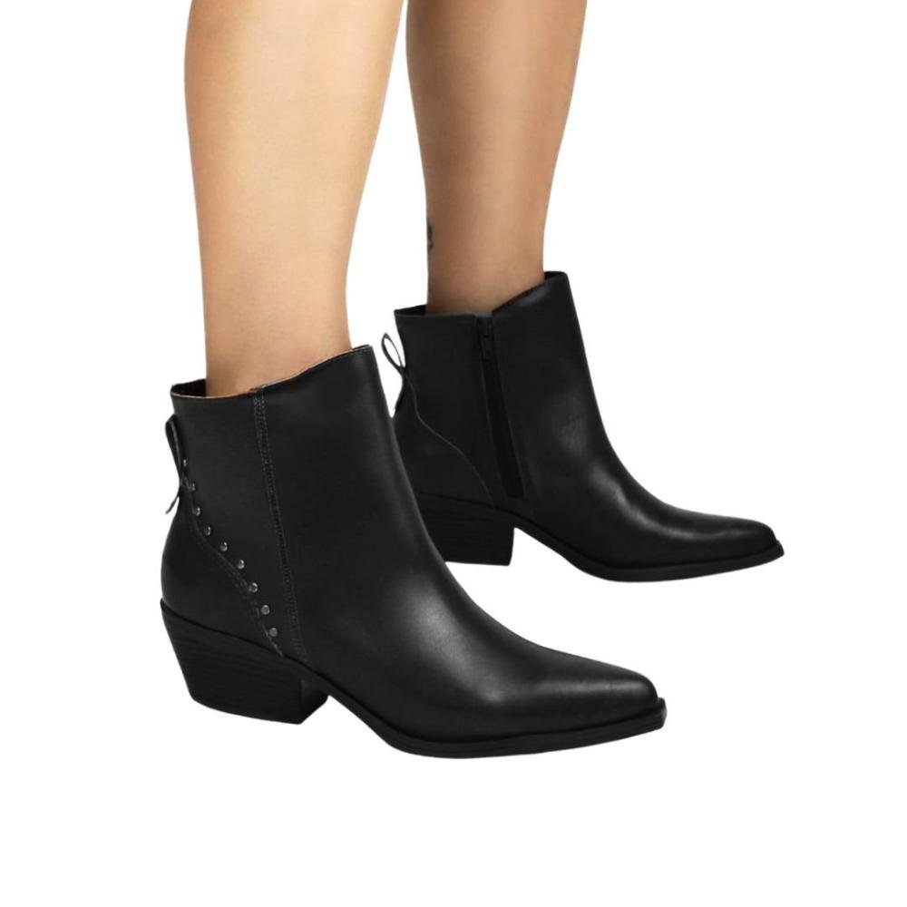 Bota Bottero Feminina Couro 347708 Preto Preto 4