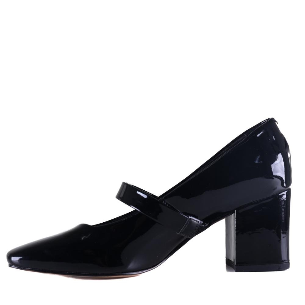 Sapato Feminino Capodarte Boneca 4018944 Preto Verniz Preto 2
