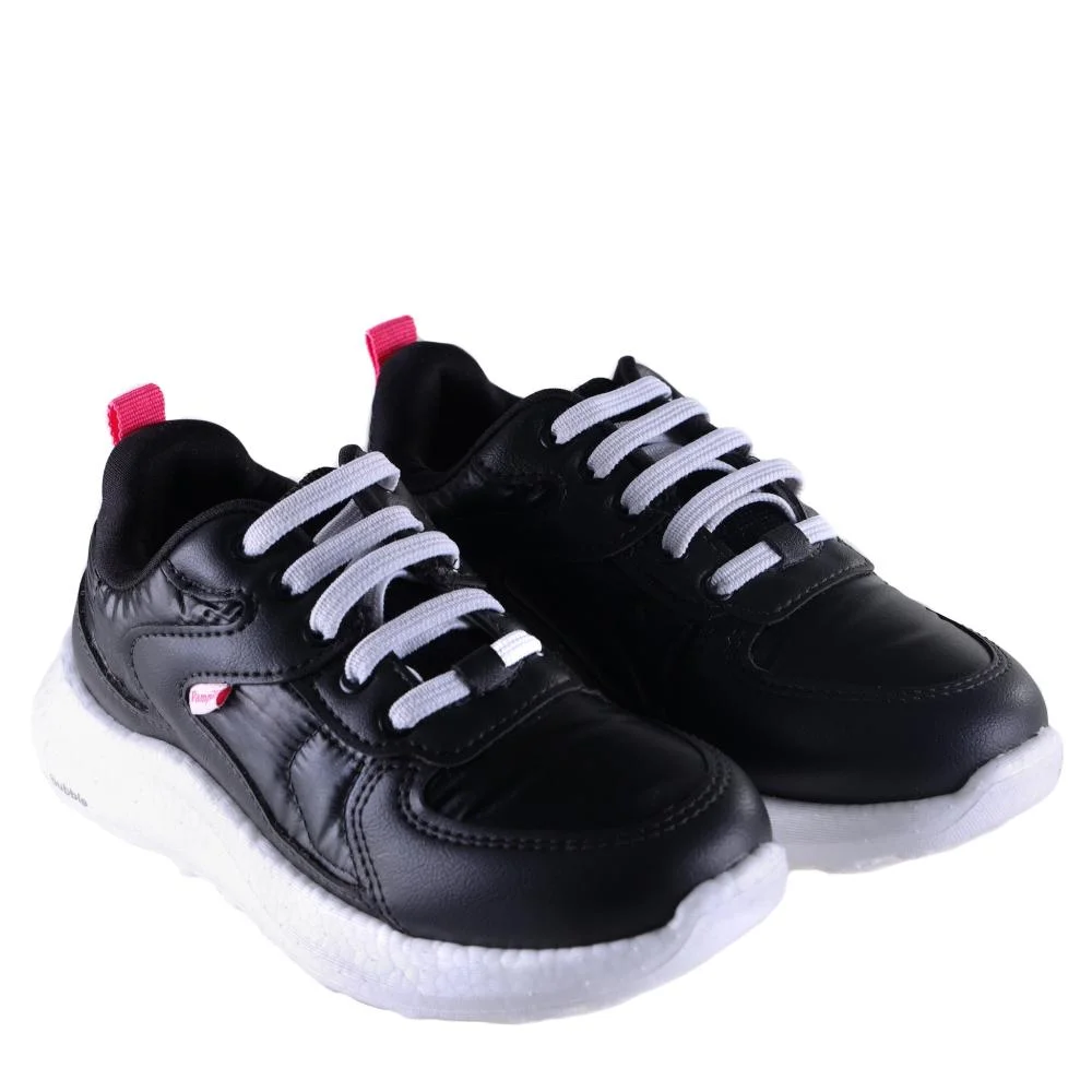 Tênis Infantil Feminino Pampili com Solado Bubble 746.014.000 Preto Preto 3