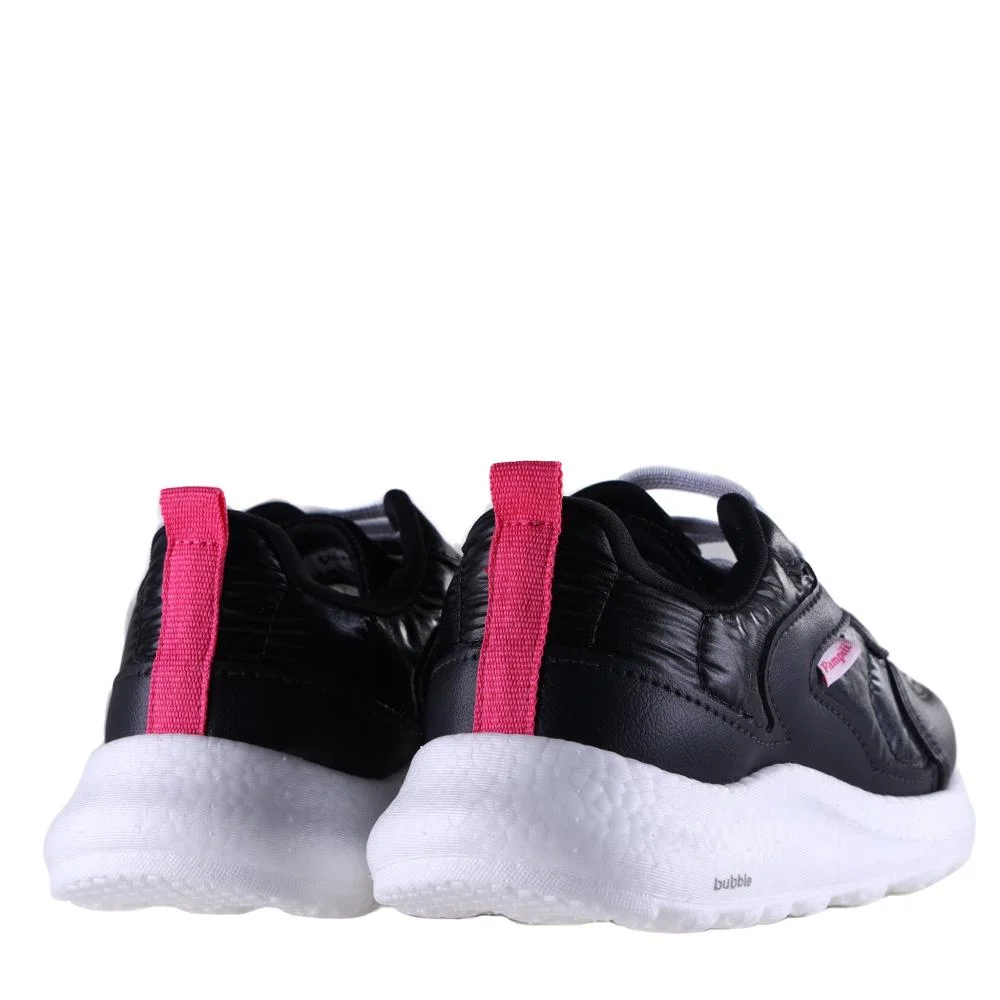 Tênis Infantil Feminino Pampili com Solado Bubble 746.014.000 Preto Preto 5