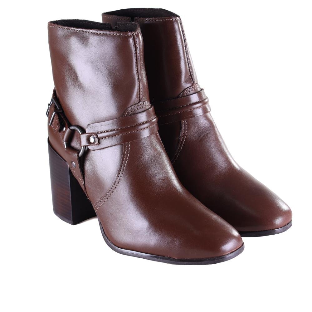 Bota Feminina Cano Curto Bottero 369802 Cafe Marrom 3