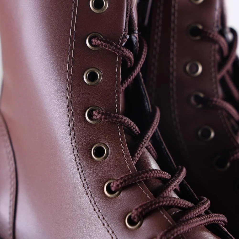 Bota Coturno Feminino Zariff 7000 Brown Canela Marrom 4