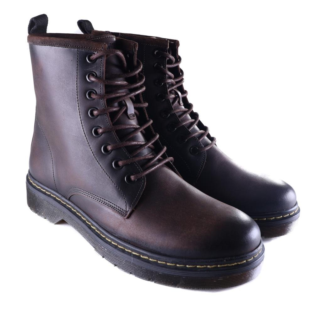 Bota Coturno Feminina Zariff Way003 Brow Marrom 3