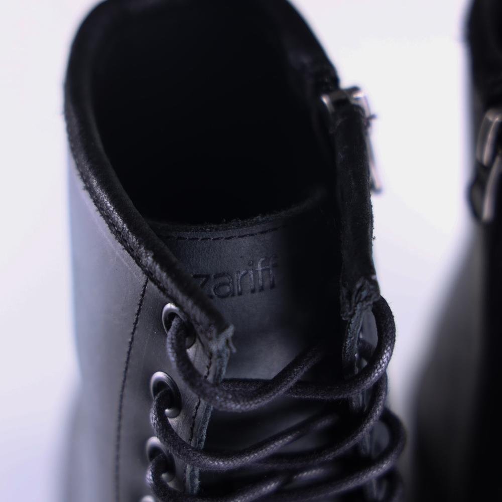 Bota Coturno Feminina Zariff Way003 Preto Preto 4