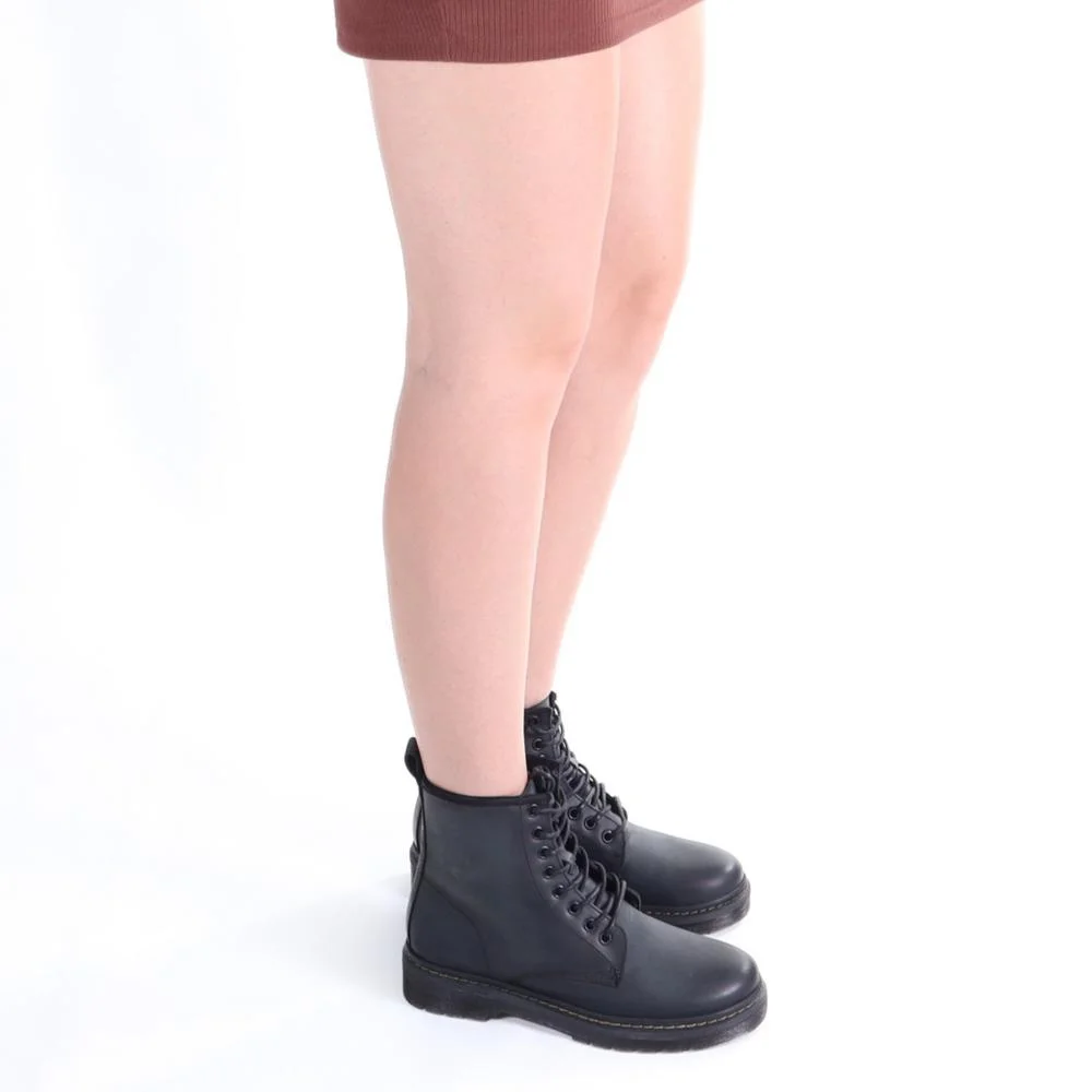 Bota Coturno Feminina Zariff Way003 Preto Preto 5