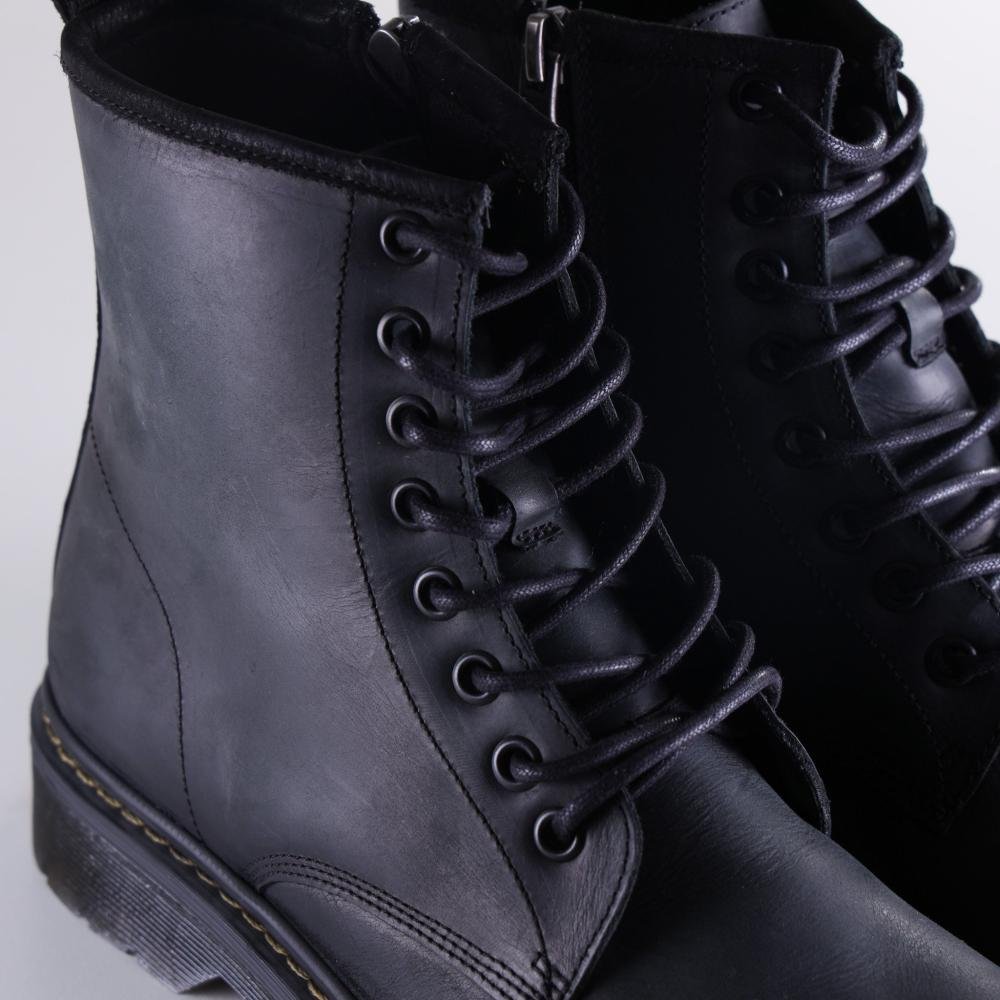 Bota Coturno Feminina Zariff Way003 Preto Preto 8