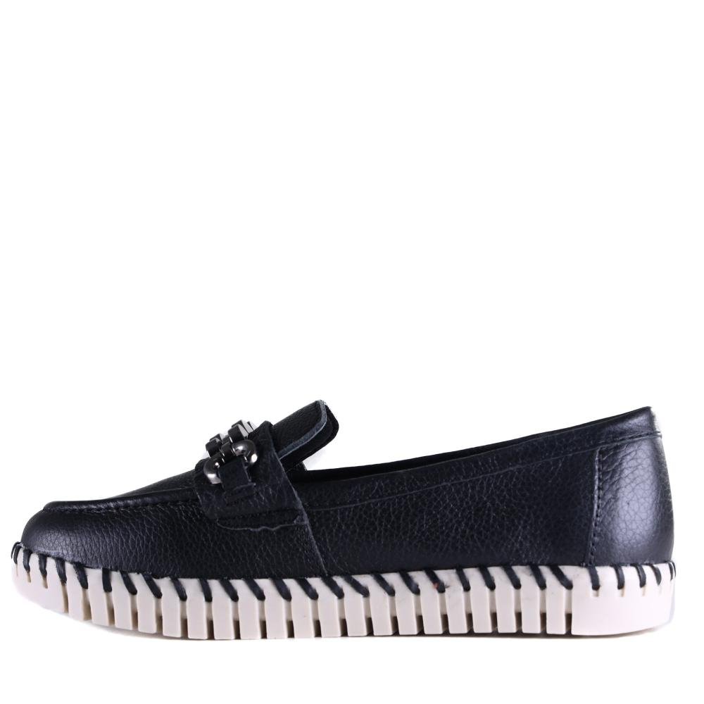 Mocassim Bottero Feminino 369503 Preto Preto 2