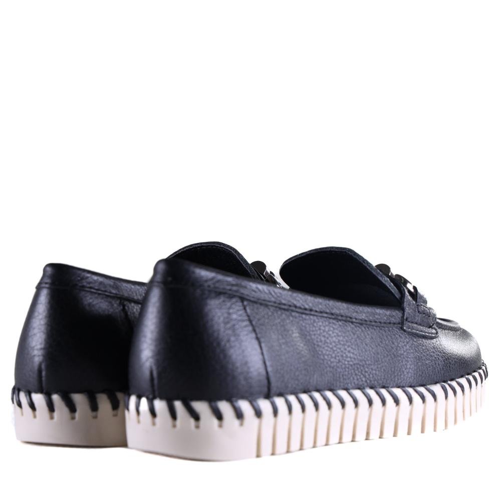 Mocassim Bottero Feminino 369503 Preto Preto 5