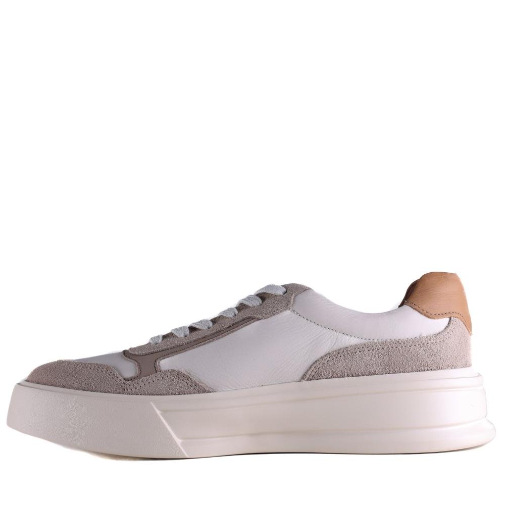Tênis Masculino Zariff Casual em Couro Bea004 Areia Bege 2