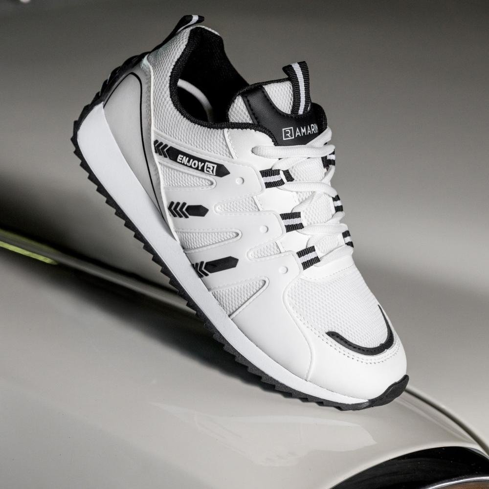 Tênis Feminino Casual Ramarim 25-95131 Branco/Preto Branco 4