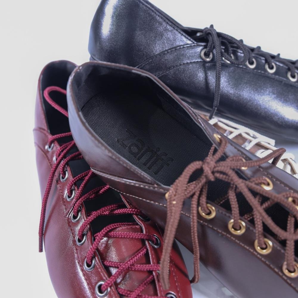 Sapatilha Ballerina Zariff com Amarração 4592-89880 Marsala Vermelho 16