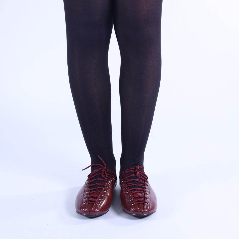 Sapatilha Ballerina Zariff com Amarração 4592-89880 Marsala Vermelho 5
