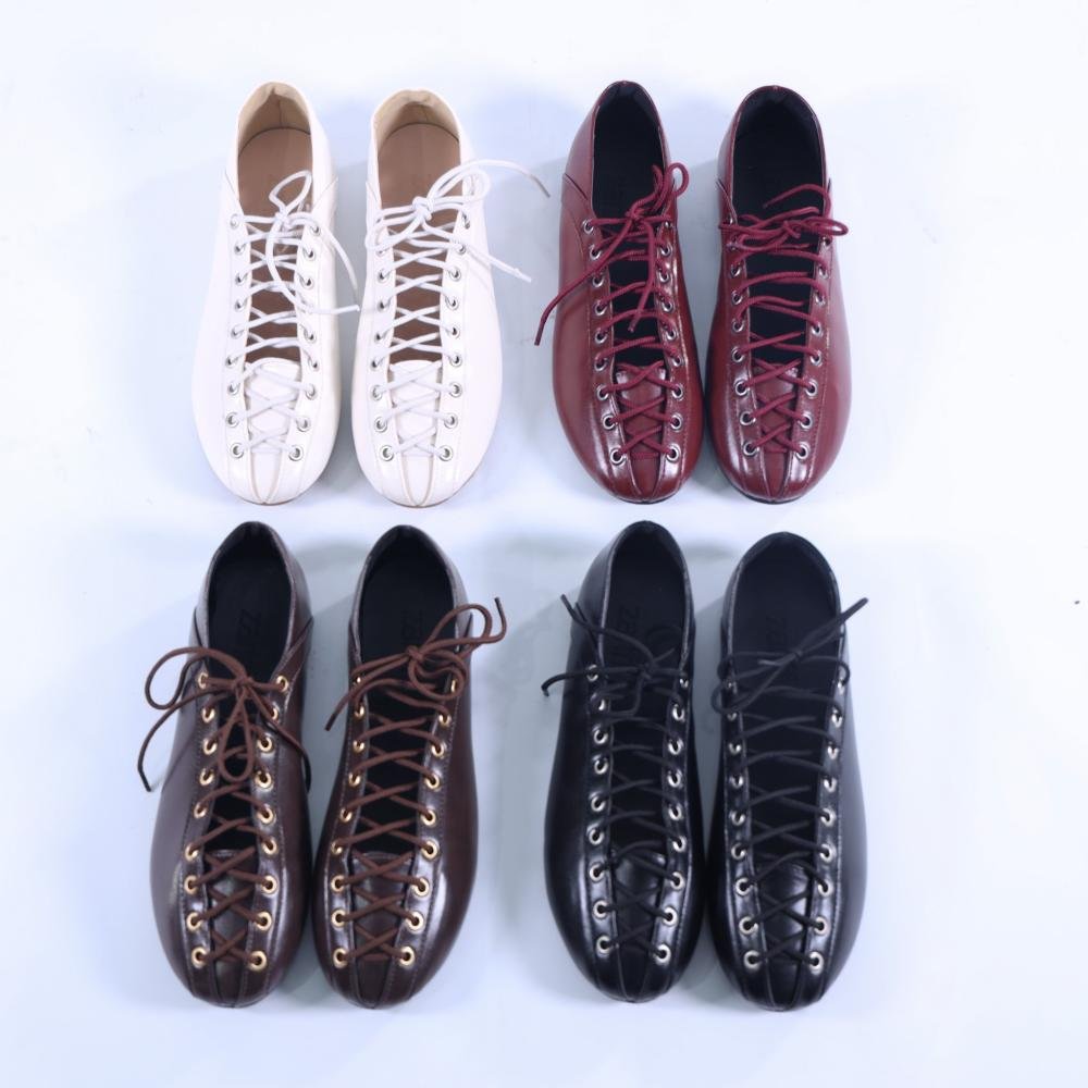 Sapatilha Ballerina Zariff com Amarração 4592-89880 Preto Preto 13