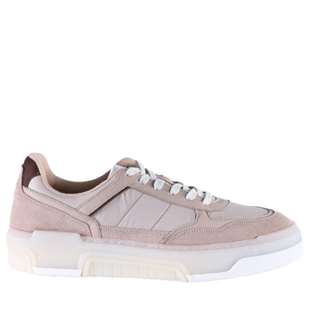 Tênis Casual Masculino em Couro Zariff Rck008 Sand