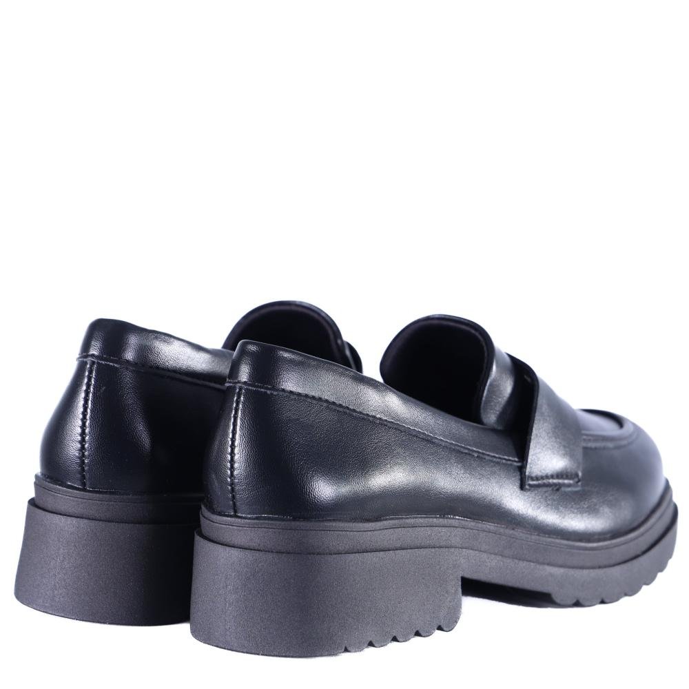 Mocassim Feminino Via Marte 246-005 Preto Preto 5