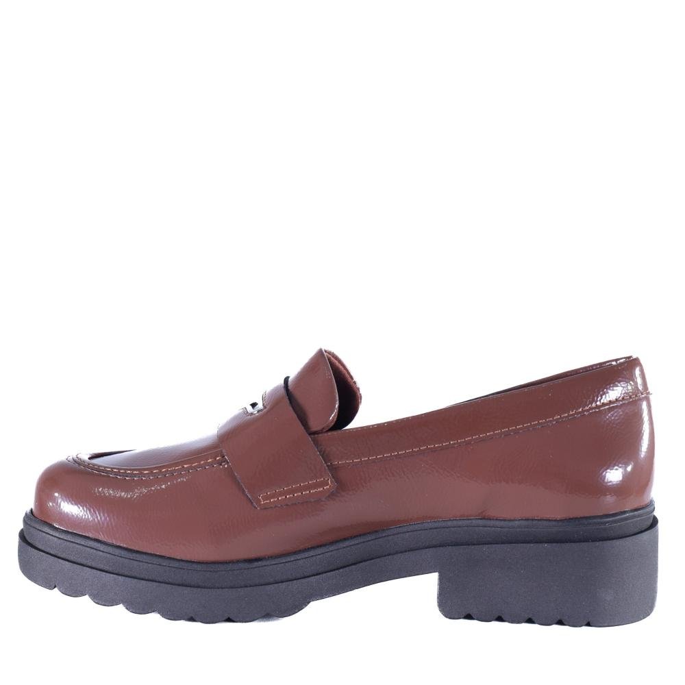 Mocassim Feminino Via Marte 246-005 Dark Brown Marrom 2