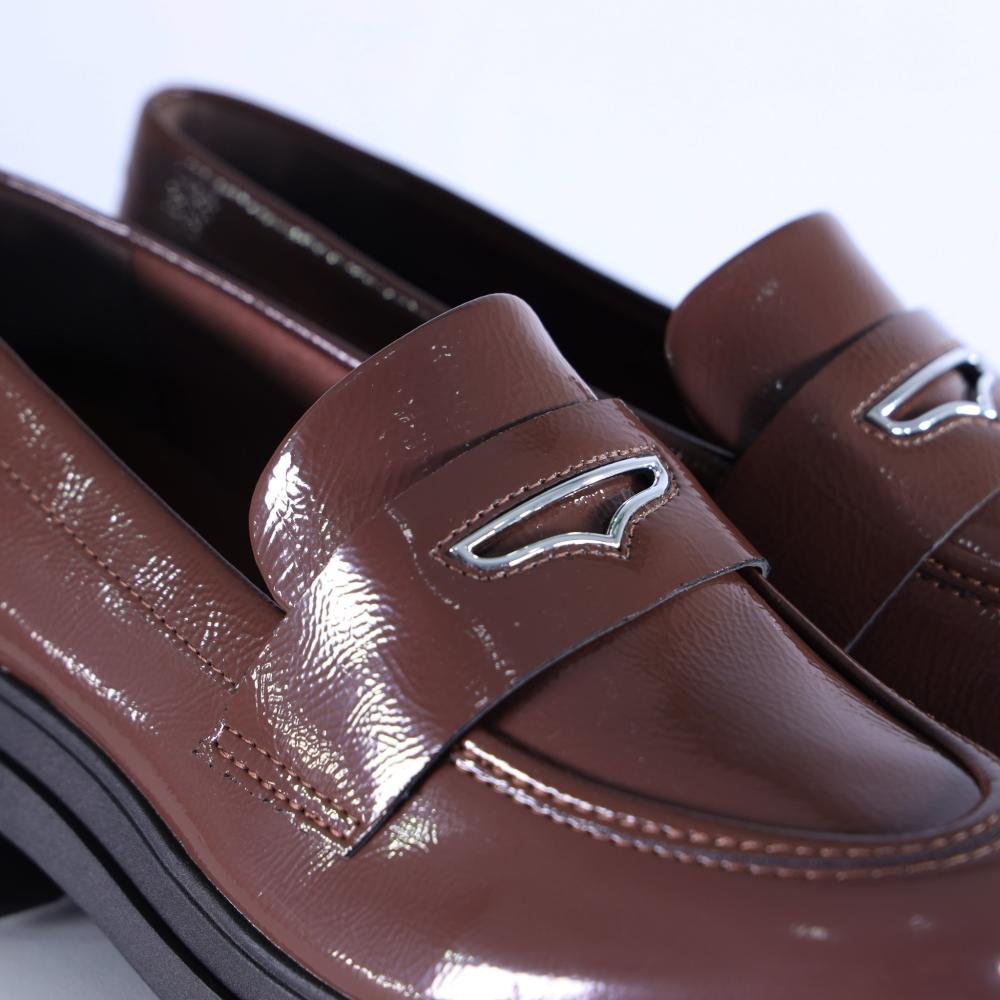 Mocassim Feminino Via Marte 246-005 Dark Brown Marrom 4