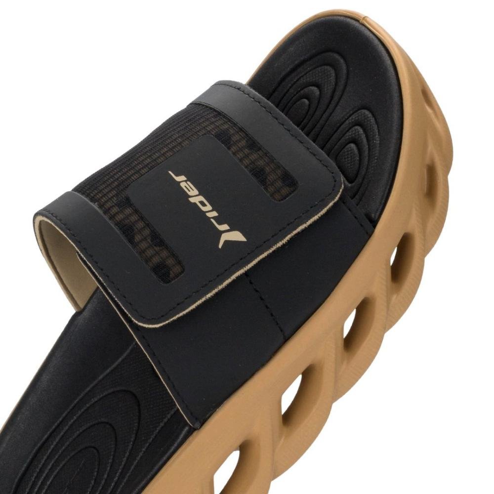Chinelo Rider Masculino Slide R Power 12444. Bege/Preto Preto/Marrom 5