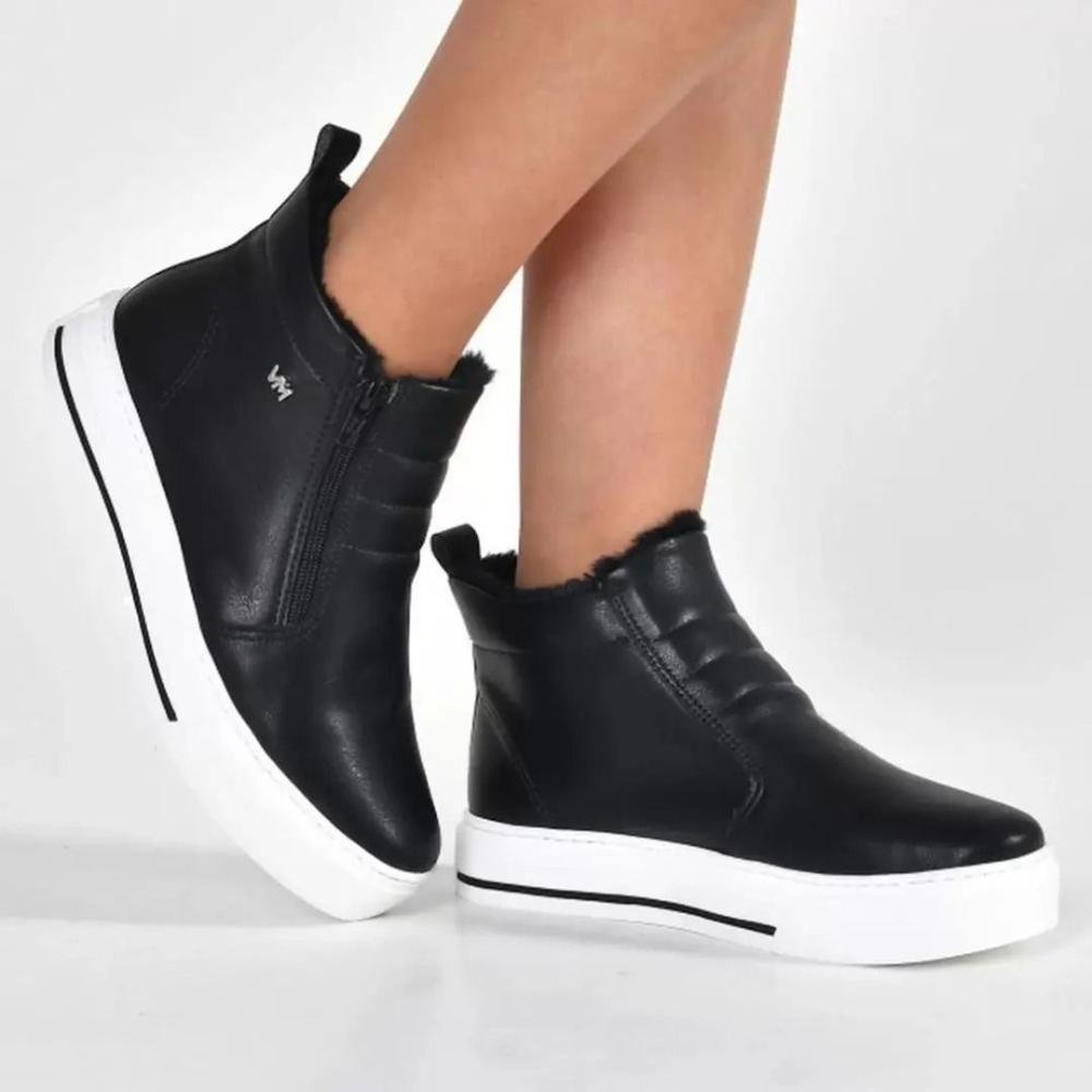 Tênis Via Marte Feminino 030-001-02 Preto Preto 2
