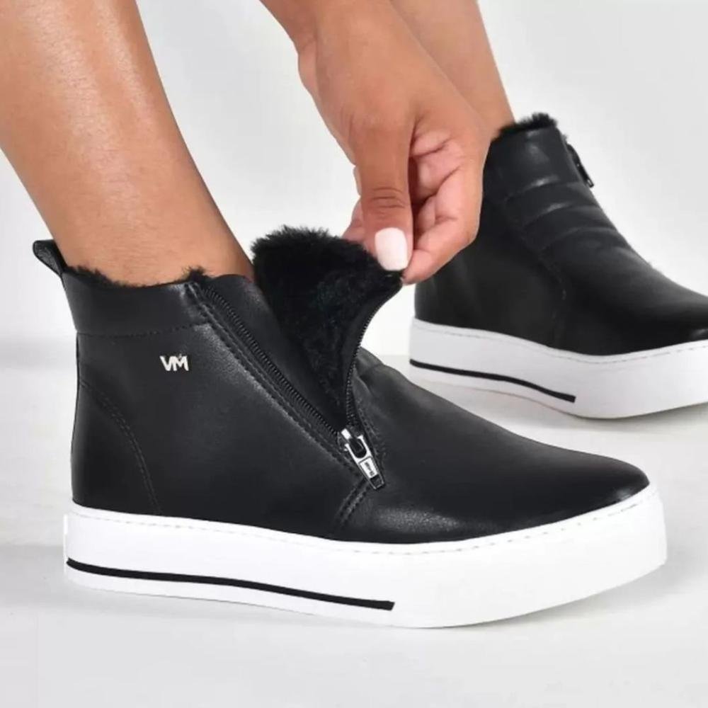 Tênis Via Marte Feminino 030-001-02 Preto Preto 3