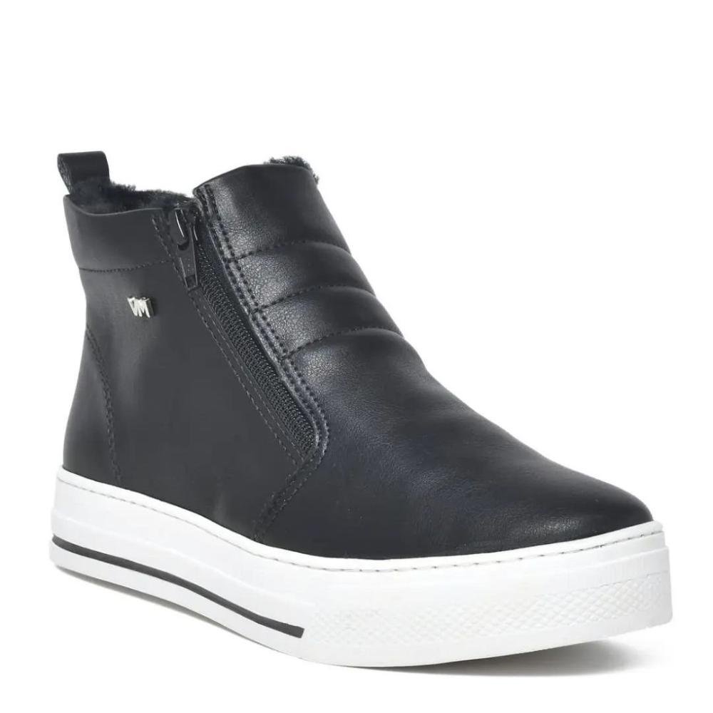 Tênis Via Marte Feminino 030-001-02 Preto Preto 4
