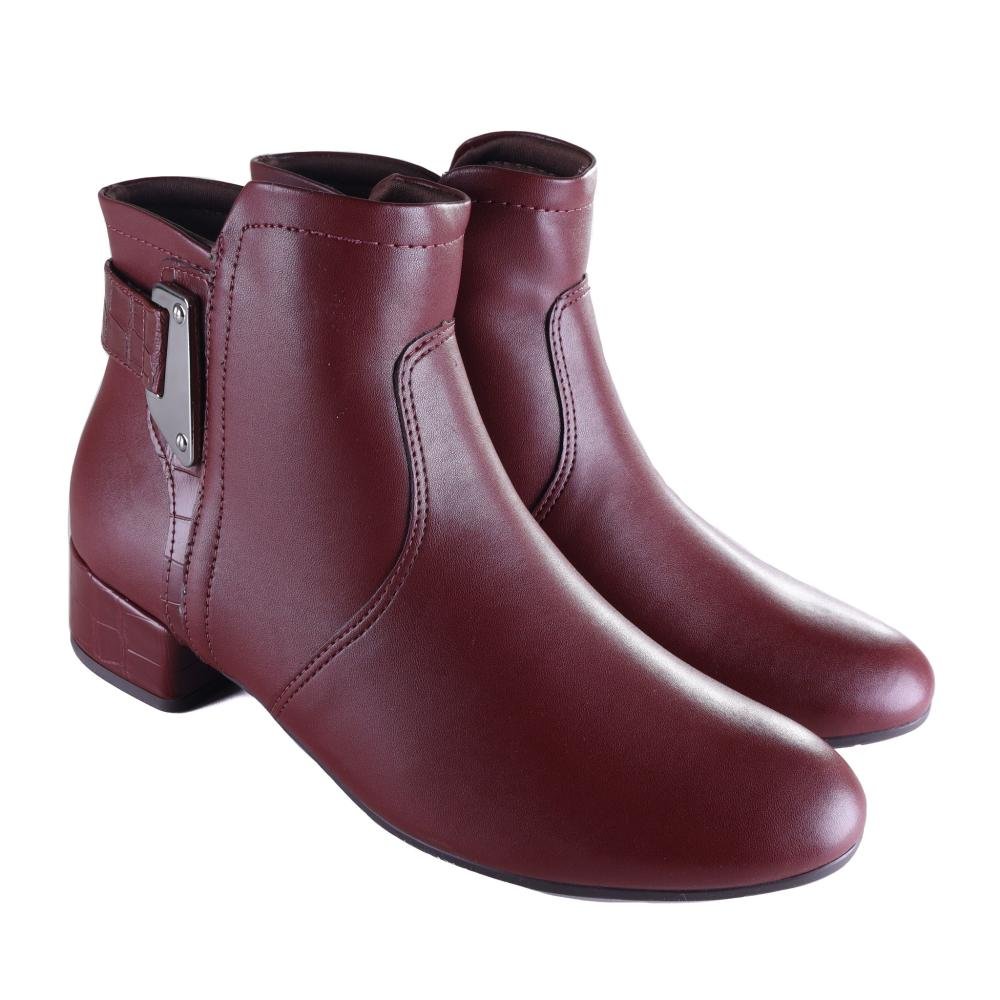 Bota Feminina Comfortflex 25-97301 Malbec Malbec 3